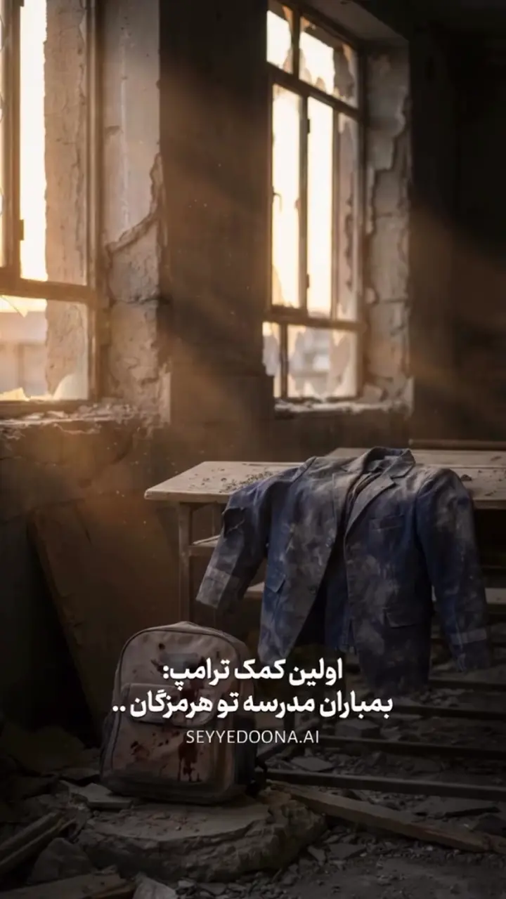بمباران مدرسه دخترانه در میناب